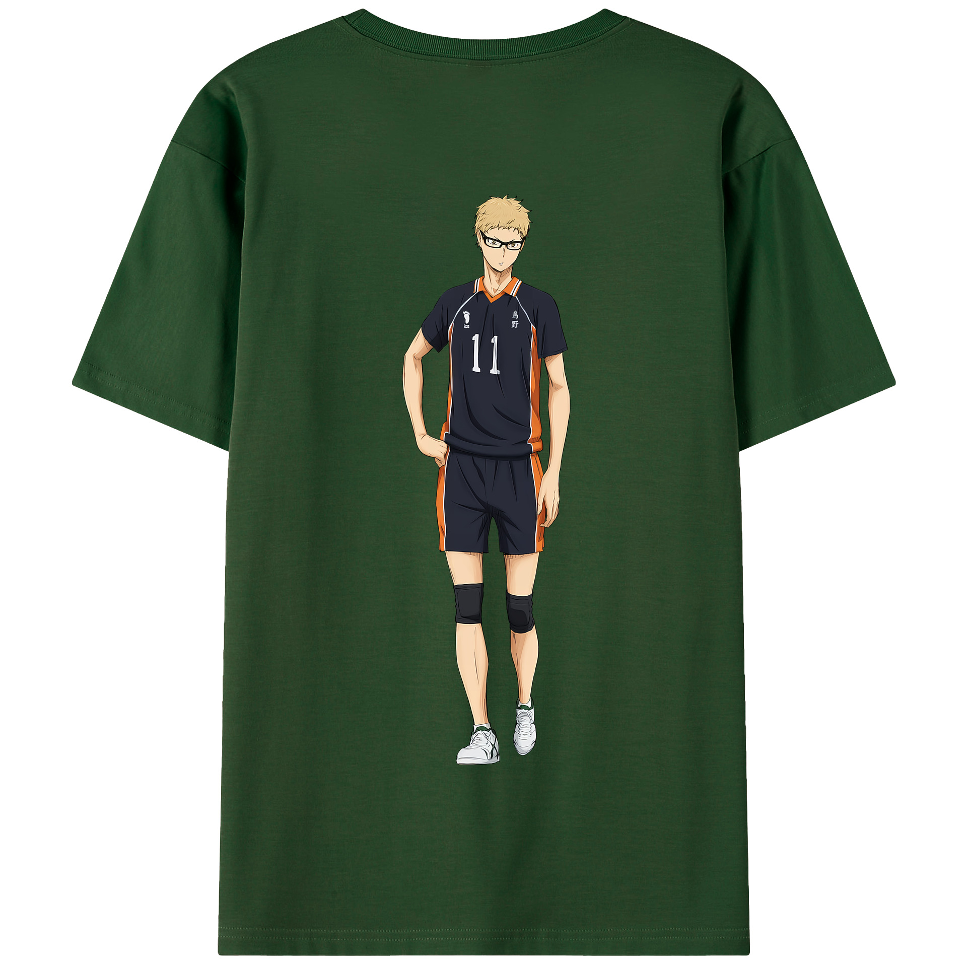 （画像用） ハイキュー!! Haikyu!! 綿100％半袖Tシャツ（背面プリント）